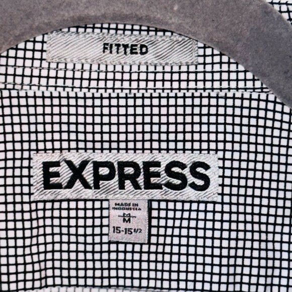 Express Slim Fit Button-Up Shirt – Men’s Medium (Runs Small) - Picture 2 of 3